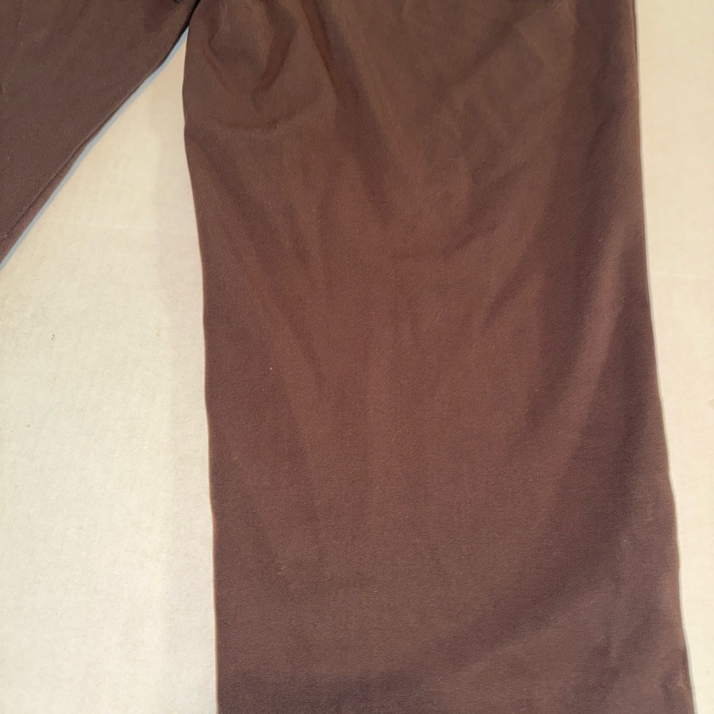 Briggs New York Brown Elastic Waist 2-Pocket Polyester Pants Size 22W - Picture 9 of 10